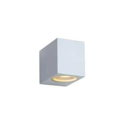 Lucide ZORA-LED - Wandspot Buiten - LED Dimb. - GU10 - 1x5W 3000K - IP44 - Wit Discount
