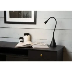 Lucide ZOZY - Bureaulamp - LED Dimb. - 1x3W 3000K - 3 StepDim - Zwart Best