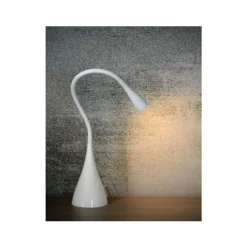 Lucide ZOZY - Bureaulamp - Ø 20 cm - LED Dimb. - 1x4W 3000K - Wit Hot