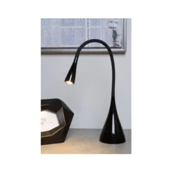 Lucide ZOZY - Bureaulamp - LED Dimb. - 1x4W 3000K - Zwart Sale