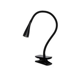 Lucide ZOZY - Klemlamp - LED Dimb. - 1x3W 3000K - 3 StepDim - Zwart Discount