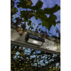 Lutec ARROW Solar wandlamp Donkergrijs LED 2,3W Best