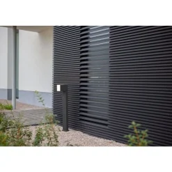 Lutec CUBA Tuinpaal Mat zwart LED 12,2W Outlet