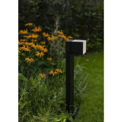 Lutec CUBA Tuinpaal Mat zwart LED 12,2W Outlet