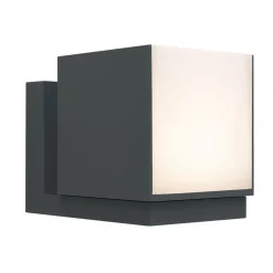 Lutec CUBA Wandlamp Donkergrijs LED 12,2W Online