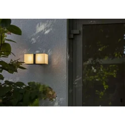 Lutec CUBA Wandlamp Mat zwart LED 24,4W