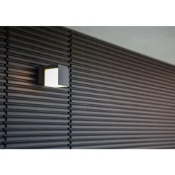 Lutec CUBA Wandlamp Mat zwart LED 12,2W Online