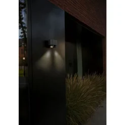 Lutec CYPRES Wandlamp Donkergrijs  GU10 2*Max.7W Best