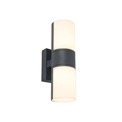 Lutec CYRA Wandlamp Donkergrijs LED 16,1W Discount