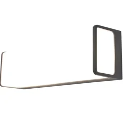 Lutec DOBLO Wandlamp groot Antraciet LED 34W Discount