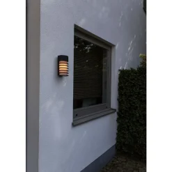 Lutec FULTON Wandlamp Mat Zwart E27 40W Best