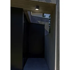 Lutec GEMINI Plafondlamp Zwart LED 7W