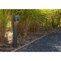 Lutec GEMINI Tuinpaal Donkergrijs LED 9,5W