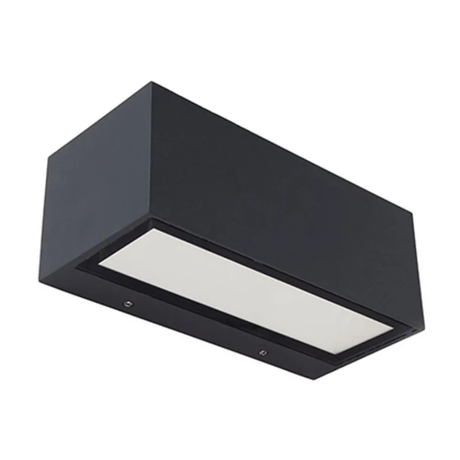 Lutec GEMINI Wandlamp Donkergrijs LED 21W Online