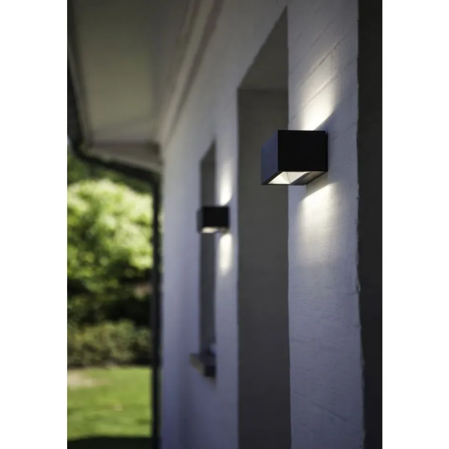 Lutec GEMINI Wandlamp Donkergrijs LED 21W Online