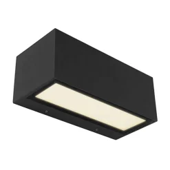 Lutec GEMINI Wandlamp Mat zwart LED 21W