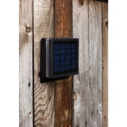 Lutec MOZE Solar wandlamp Mat zwart LED 8W Online