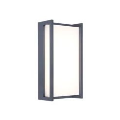 Lutec QUBO Wandlamp Donkergrijs LED 17,3W Discount