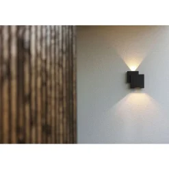 Lutec RIALTO Wandlamp Zwart LED 18W