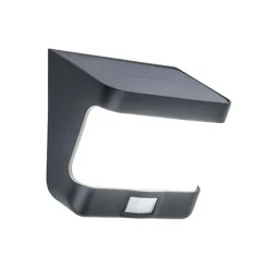 Lutec TRY Solar wandlamp met sensor Zwart LED 8W Online