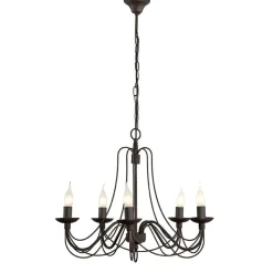 Marckdael 604-5 LUSTER ASTRID 5*E14 ROEST