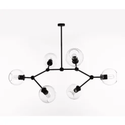 Marckdael ATOMEN LUSTER 1808-6 BLACK 6*E27 FOR GLASS Clearance