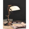Marckdael BILIARDO INDOOR TABLE LAMP 1171 DARK BRONZE 1*E27 + GLASS V01 WHIT Hot