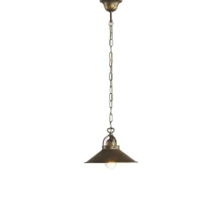 Marckdael BILIARDO INDOOR SUSPENSION 3018/S1 ANTIQUE BRASS 1*E27 + METAL SHE Clearance