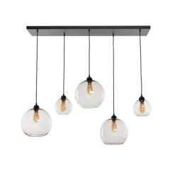 Marckdael CEILING LAMP 1588-PL5 RECTANGLE BLACK 5*E27 FOR GL Online