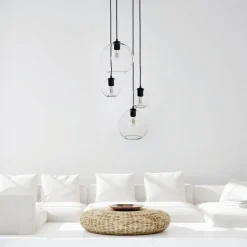 Marckdael CEILING LAMP 2606-PL4 35CM NERO FOR GLASS 4*E27 Clearance