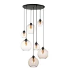 Marckdael CEILING LAMP 1488-PL7-ROUND BLACK 7*E27 FOR GLASS Online