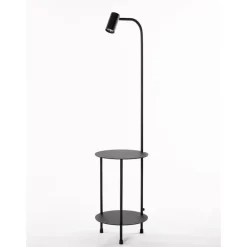 Marckdael FLOORLAMP 1308-LG1-GU10 WITH TABLE NERO 1*GU10 New