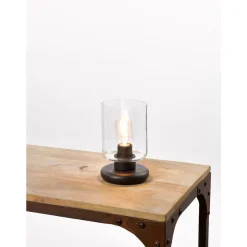 Marckdael NEW YORK TABLE LAMP 3402-L1 BASE DIAM 13 RUST 1*E27 Clearance