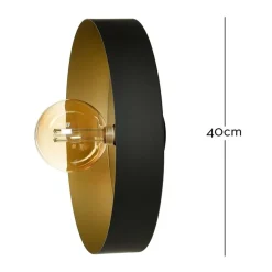 Marckdael WALL LIGHT 0960 D400 BLACK GOLD 1*E27