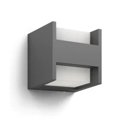 Philips Lighting Arbour wall lantern anthracite 2x4.5W