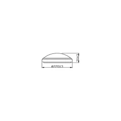 Philips Lighting Balance Plafondverlichhting CL257 EC RD 6W 27K W HV IP44 06 Sale