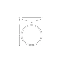 Philips Lighting CAVANAL 40K ceiling lamp white   18W 230 Clearance