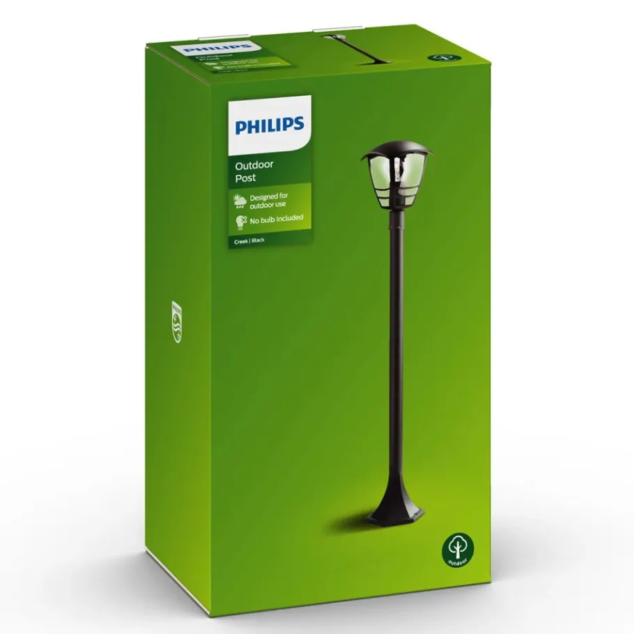 Philips Lighting Creek post black 1x60W 230V Discount