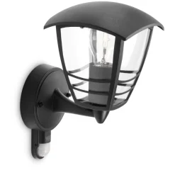 Philips Lighting Creek wall lantern black 1x60W 230V
