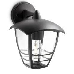 Philips Lighting Creek wall lantern black 1x60W 230V Sale