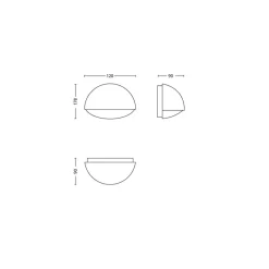 Philips Lighting Dust wall lantern anthracite 1x3W 230V Discount