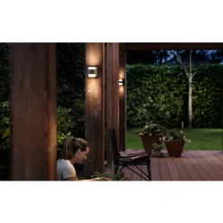 Philips Lighting Grass wall lantern anthracite 2x4.5W SEL