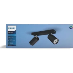 Philips Lighting KOSIPO bar/tube black 2xNW 230V Clearance