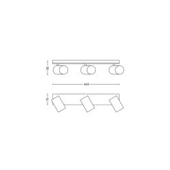 Philips Lighting KOSIPO bar/tube white 3xNW 230V Online