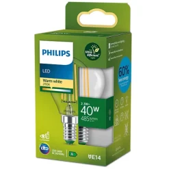 Philips Lighting LED CLA 40W P45 E14 2700K CL UE SRT4 New