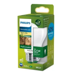 Philips Lighting LED CLA 60W A60 E27 2700K FR UE D SRT4 Outlet