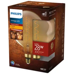 Philips Lighting LED classic-giant 28W E27 G200 GOLD ND New