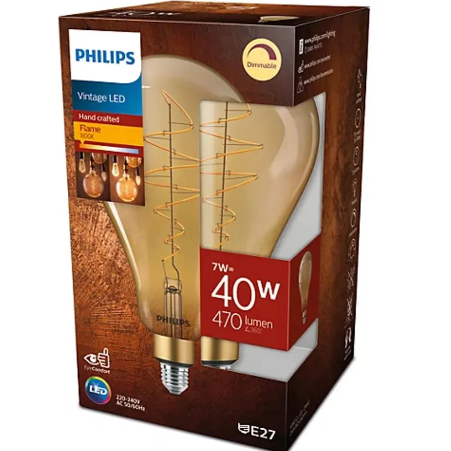 Philips Lighting LED classic-giant 40W E27 A160 GOLD DIM New