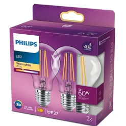Philips Lighting LED classic 60W A60 E27 WW CL NDRF2SRT6 Clearance
