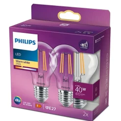 Philips Lighting LED classic 40W A60 E27 WW CL NDRF2SRT6 New